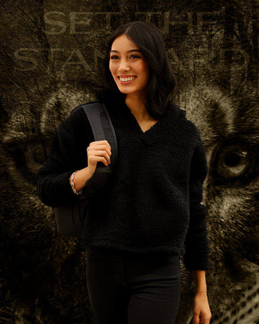 Crowned Sherpa Hoodie – Elite Edition