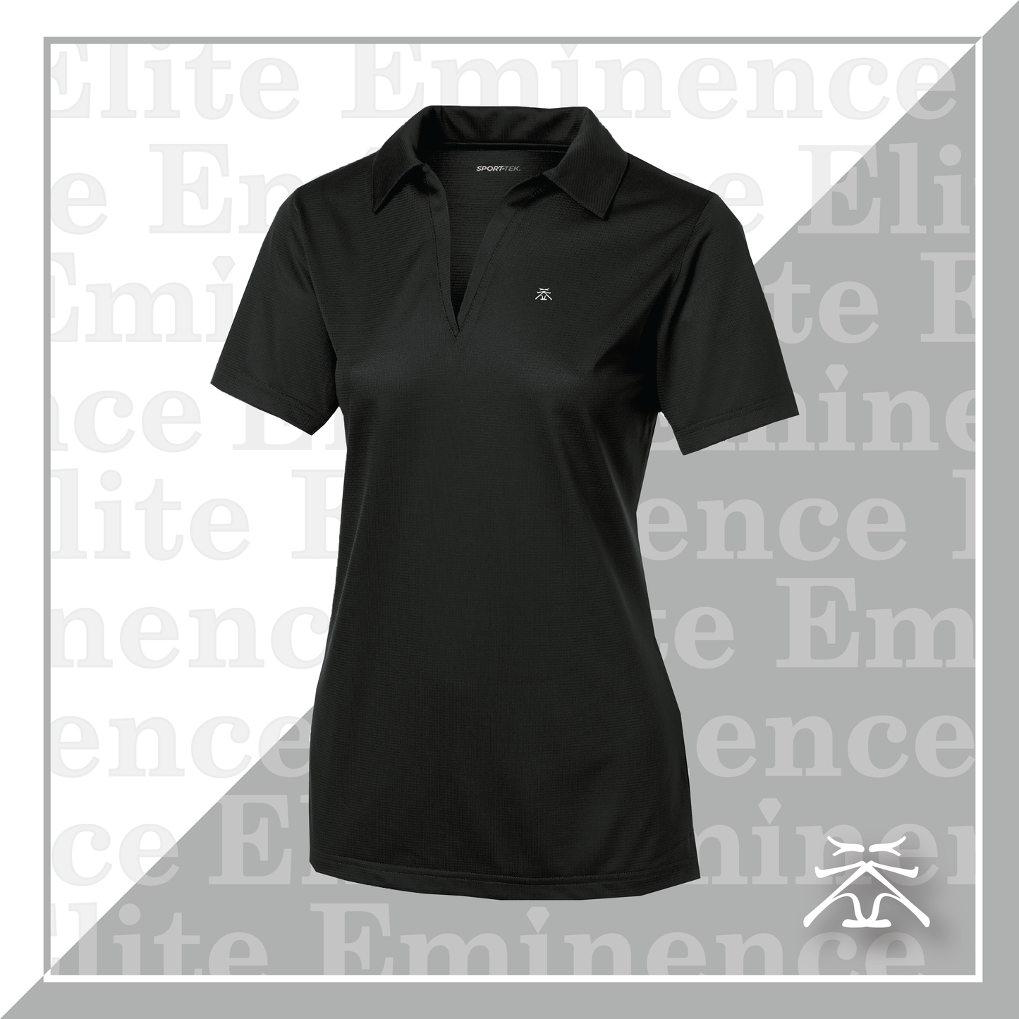 Women's Open Collar Polo