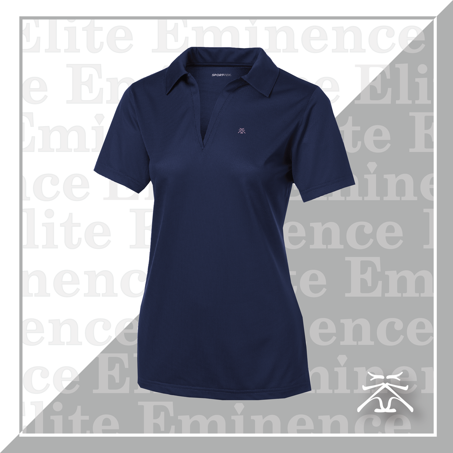 Women's Open Collar Polo